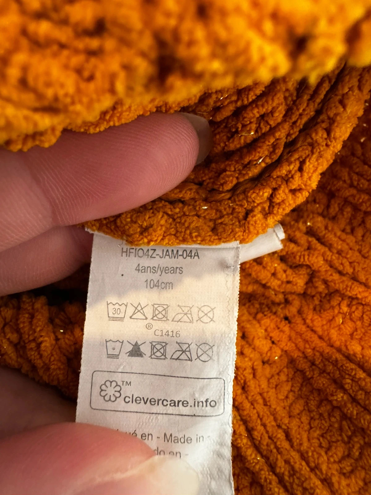 🧥Orchestra Mustard Vest – Size 4 Years – Thick Knit – photo 2